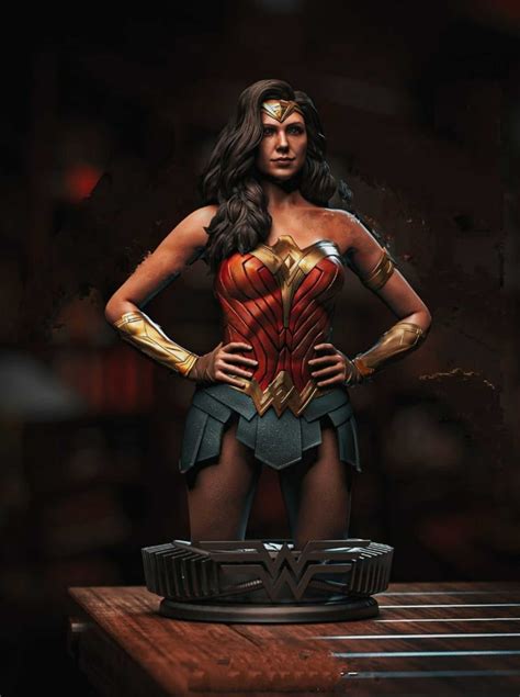 Wonder Woman STL File 3D Digital Printing STL File For 3D Printers