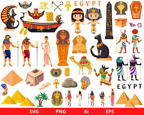 Egypt Clipart Ancient Egypt Clipart Travel Clipart Africa Etsy Canada