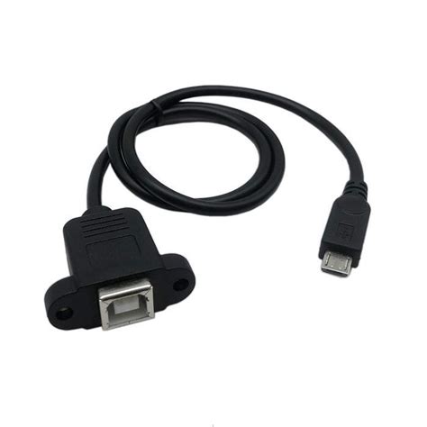 Panel Mount Usb Cable B Female To Micro B Male China Panel Mount Ethernet Extension Cable