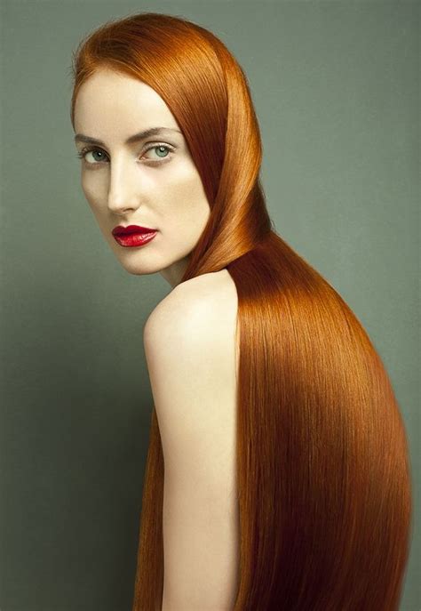 Straight Hairstyles Beautiful Red Hair Color Long