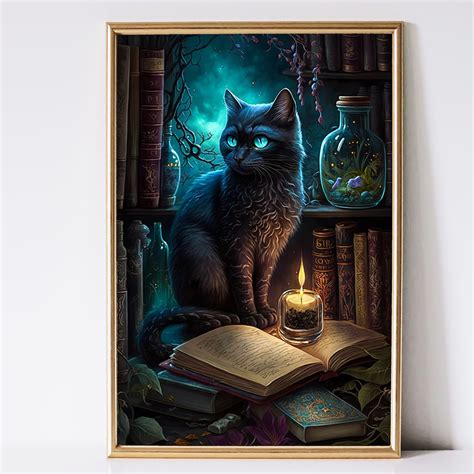 Black Cat Art, Fantasy Art, Mythical Art, Magical Art, Fantasy ...