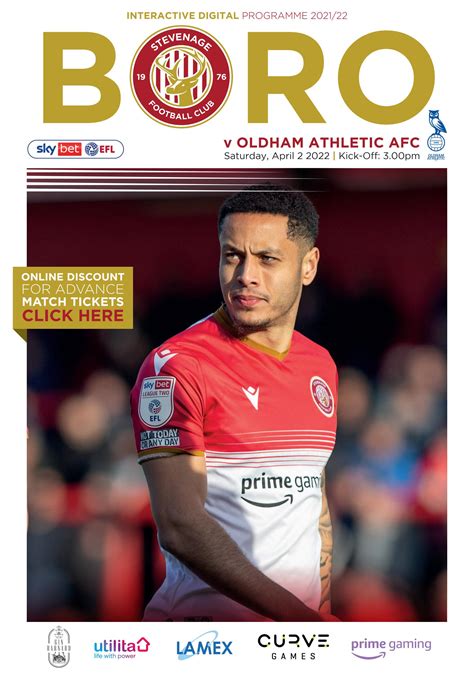 Stevenage Fc V Oldham Athletic Afc By Hashtag Digital Media Issuu