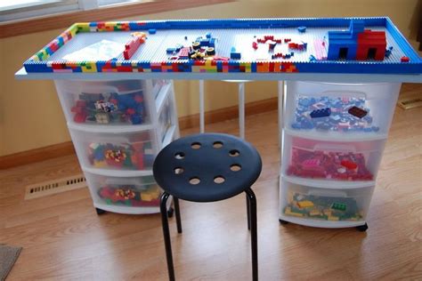 Lego Desk Organizer Instructions Lego Storage Lego Desk Kids Storage