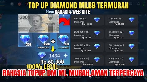 Baru Tempat Top Up Diamond Mobile Legend Paling Murah Diamond