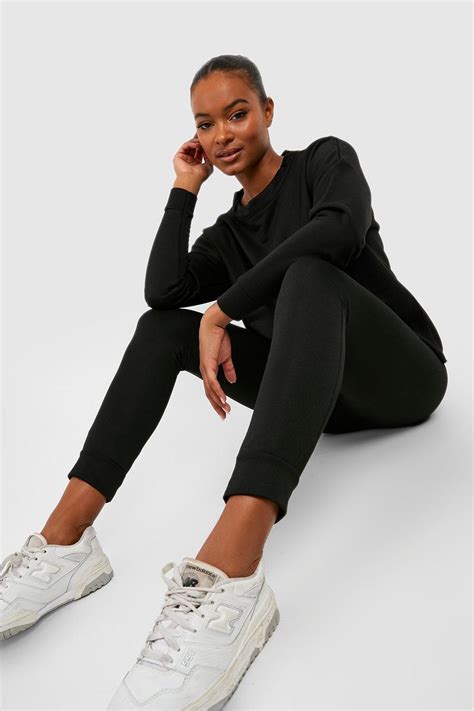 Tall Basic Sweat Tracksuit Boohoo Uk