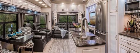 Luxe Full Time Fifth Wheel Luxury Fifth Wheel Rvs Augusta Rv Rv Living Full Time Luxury