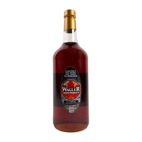 Wagler Maple Products Glass Jar Maple Syrup 1 L Voilà Online Groceries And Offers