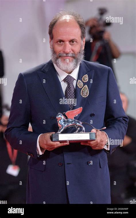 Venice Italy Th Sep Luca Guadagnino Poses With The Silver