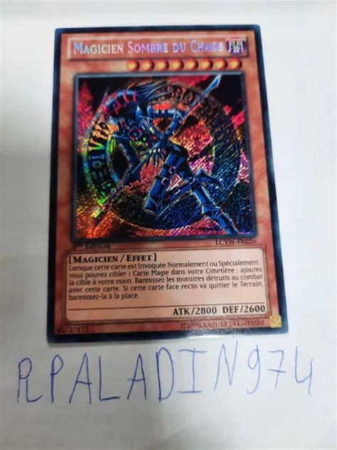 YU GI OH MAGICIEN SOMBRE du Chaos LCYW FR026 Secrète rare EUR 99 99