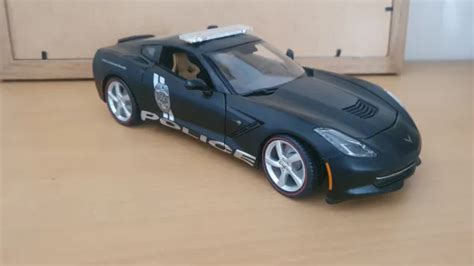 Voiture Miniature Chelle Maisto Police Chevrolet Corvette