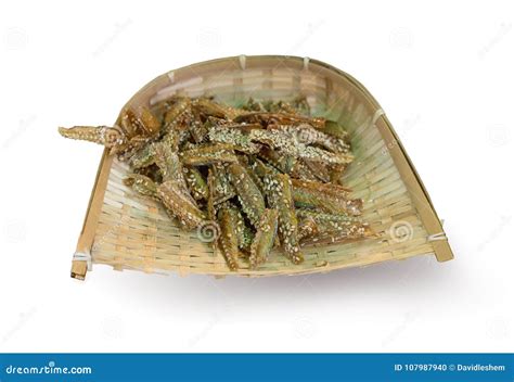 Japanese Dried Fish Snacks Crackers Stock Photo - Image of food ...