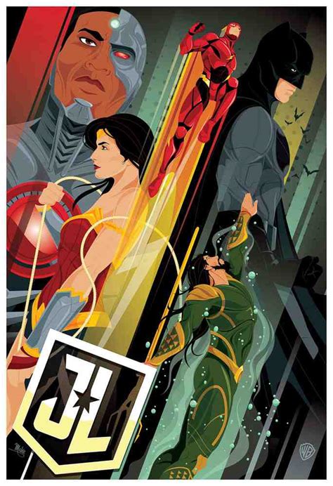 Justice League Fan Art Poster Inspired By Dc Comic Posterman