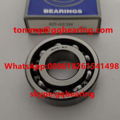 Gcr15 Deep Groove Ball Bearing B25 83 Single Row For Automotive