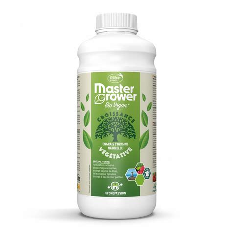 HydroPassion Master Grower Organic Vegan Medio De Cultivo 1L