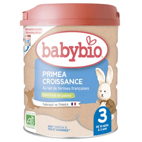 Babybio Lait Bio Infantile Croissance Pour Bebe De A Mois