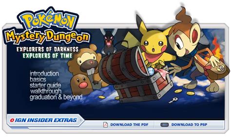 Pokemon Mystery Dungeon Explorers Of Darkness Ds Walkthrough And