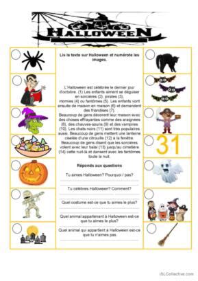 92 Halloween Français FLE fiches pedagogiques pdf doc