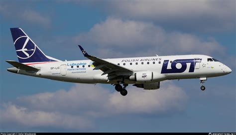 Sp Lic Lot Polish Airlines Embraer Erj Std Erj Photo By