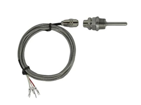 Rtd Pt100 Temperature Sensors 12”npt Threads With Detachable Connector