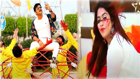 Watch Bhojpuri Holi Song Bhaiya Rangle Naya Saree Is Rocking Pawan