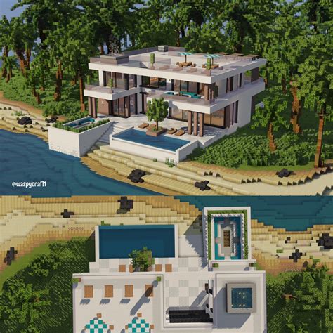 Minecraft Modern Beach House Ideas