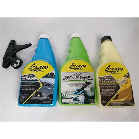 Guapo Car Care Solutions Spray Products 500ml Car Washceramic Coatingcarnauba Liquid Wax