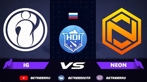 Dota Liveig Invictus Gaming Vs Ob Neon Ru Hdi Winter Bo