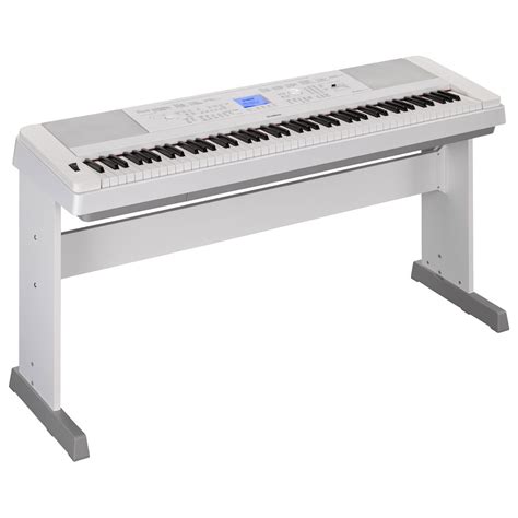 Yamaha Dgx Pianoforte Digitale Con Supporto Bianco Quasi Nuovo