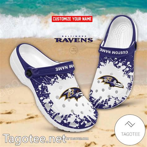 Baltimore Ravens Custom Crocs Clogs EmonShop Tagotee