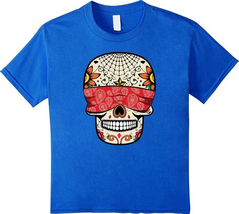 See No Evil Sugar Skull T Shirt Halloween Day Of The Dead