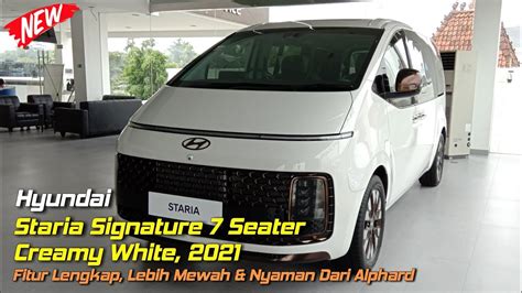 Review Hyundai Staria Signature 7 Seater Warna Creamy White Brass