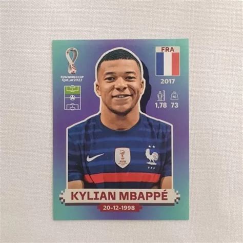 L Mina Kylian Mbapp Fra Lbum Qatar Panini En Venta En