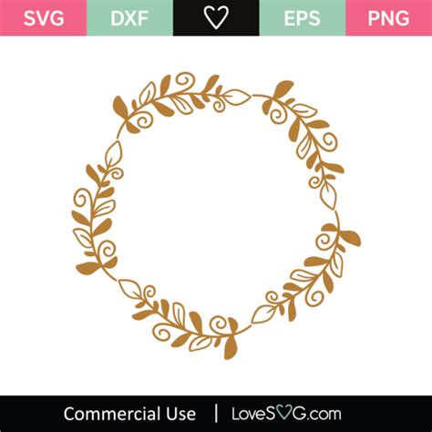 Monogram Frame SVG Cut File - Lovesvg.com