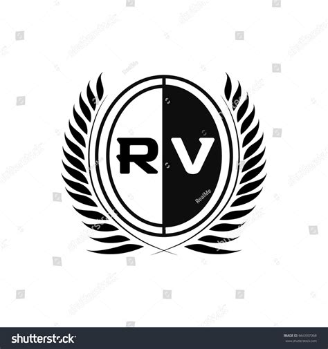 R V Logo Stock Vector (Royalty Free) 664337068 | Shutterstock