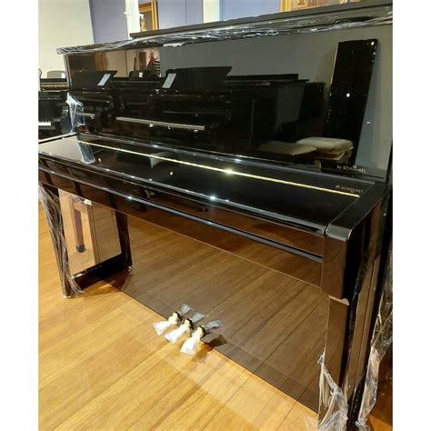 Wilhelm Schimmel W123T Upright Piano In Black Polyester