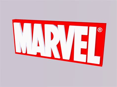 Marvel Logo By Frikarte3d Download Free Stl Model