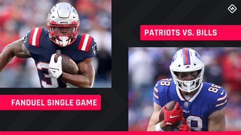 Playoff Fanduel Picks Nfl Dfs Lineup Advice For Patriots Bills Wild