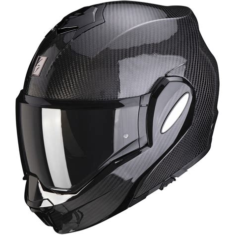 Casque Exo Tech Evo Carbon Solid Scorpion Moto Dafy Moto