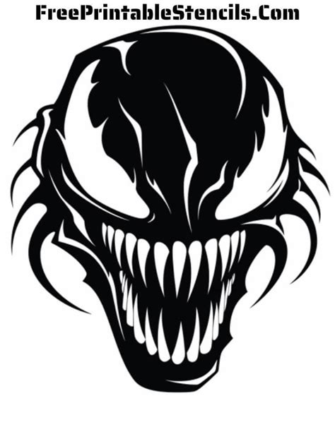 Venom Logo Stencil