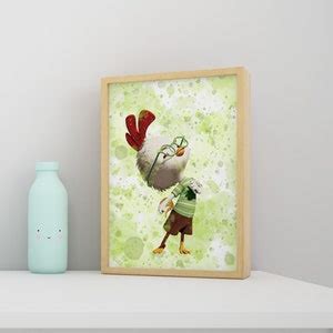 Chicken Little Art Print, Disney Poster, Wall Decor, Home Decor ...