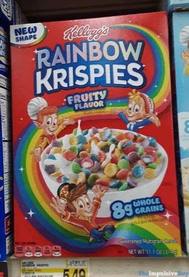 Kelloggs Rainbow Krispies Fruity Flavors Granola Cereal Fruity