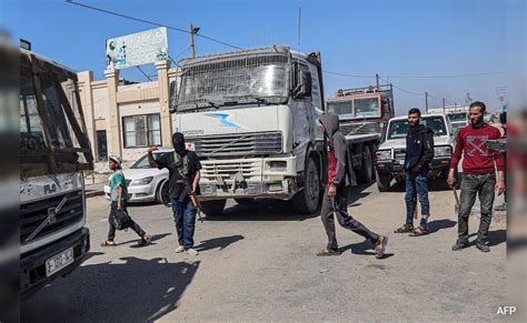 Over 300 Aid Trucks Enter Gaza Highest Since Israel Hamas War Began Report