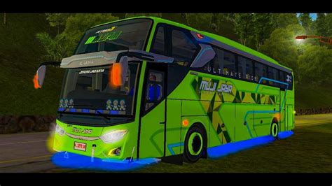 SHARE LIVERY BUS MUJI JAYA AL BARRA VOYAGER ANGGA SAPUTRO YouTube