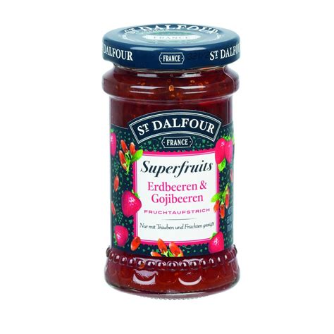 St Dalfour Superfruits Erdbeeren Und Gojibeeren Fruchtaufstrich 170g