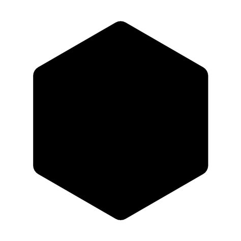 Black Hexagon Vector Svg Icon Svg Repo