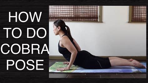 How To Do Cobra Bhujangasana Yoga Pose Tutorial Part Vinyasa