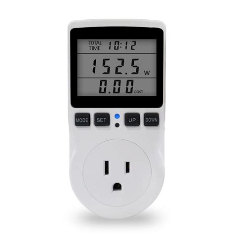 Medidor De Pot Ncia Digital De Watt Monitor El Trico Us Uk Eu Plug