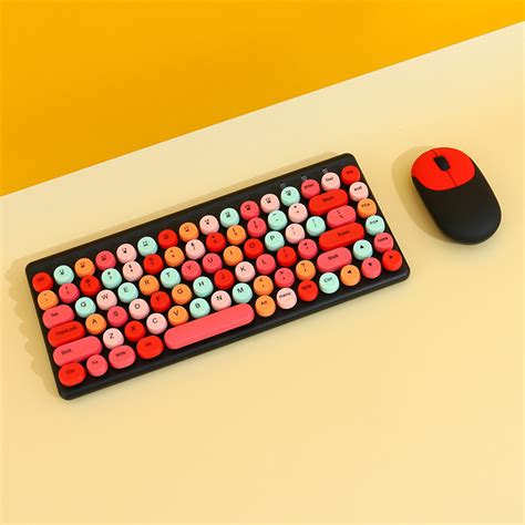 Teclado Y Mouse Inal Mbricos Mofii G Negro Qw Unica Ximi Vogue