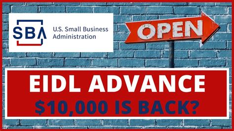 Sba Eidl Grant Reopens Stimulus Check Economic Injury