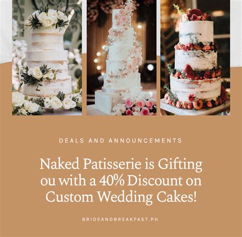 40 Off Naked Patisserie Cakes Philippines Wedding Blog